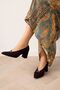 Merino Women's Suede Heelled Shoes - 4