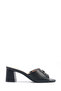 Nacell 5Fx Black Women's Heeled Slippers