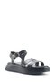 Velart 5Fx Black Women's Thick Sole Sandals - 2