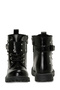Gloris F 4Pr Black Girl's Biker Boots - 5