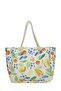 Big Orange Plj 4Fx Yellow Multi Women's Beach Bag - 3