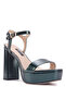 MOMA2 3PR Green Women's Heeled Sandals - 2