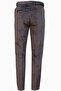Men's Brown Velvet Thin Ribbed Classic Cut Pocket Trousers - 5