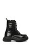 Benna F 4Pr Black Girl's Biker Boots