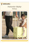 Kids Luggage Ride-On Suitcase, ABS Hard Shell Trolley Case with Cup Holder & Side Hook 22-Inch - 2