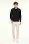 Mb Ukol Polo 5Fx Men's Black Long Sleeve T-Shirt - 3