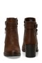 24K-1031 4Pr Tan Women's Heeled Boots - 5