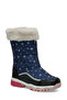 Lunox 2pr Girl's Navy Blue Snow Boots - 2