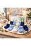5 Pack Bamboo Newborn Baby Socks I Mix Blue I Baby Girl Boy Socks - 3