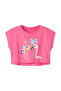 Nmfvilma Capsl Crop Top Pink Girl's Short Sleeve T-Shirt