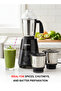 550W Mixer Grinder | 3-Speed + Pulse | Stainless Steel Jars | Heavy Duty | Black - 5