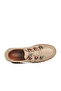 Beige Genuine Leather Orthopedic Women's Casual Shoes 401 Z - 7