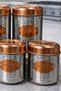 7 Piece Stainless Steel Storage Container Kitchen Organizer Set |   Anti-Crush, Anti-Tarnish, Anti-Scratch (Copper Color) - 4