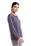 New Season 2024 Simple Pattern Round Neck Regular Fit Mother Combed Cotton Blouse 6380 - 3