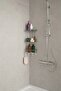 Bathroom Corner Shelf Hanging Shower Organizer and Shampoo Holder 3-Tier White Ek-03 - 6