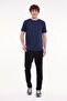 Mb Pam C 11Sn220 5Fx Navy Blue Men's Short Sleeve T-Shirt - 3