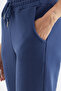Indigo High Waist Basic Lace-Up Jogger Fleece Women's Sweatpants - 94622 - 7