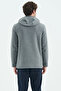 Hern Gray Melange Men's Fleece Sweatshirt - 88301 - 8