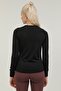 W-sn112 Thick Full Zip T Black Women's Tracksuit Top - 2