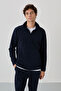 Carol Navy Blue Fleece Men's Tracksuit - 85226 - 2