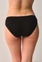 Mila Black Normal Waist 3-Pack Cotton Panties - 8