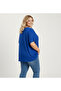 Premium Cotton Pack Women's Plus Size Compatible Damla Collar Detail Stylish Blouse - 7