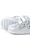 Limpo Genuine Leather Silver Anatomical Baby Girl First Step Shoes - 3