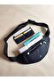 Unisex Black 3-Compartment Shoulder and Waist Bag with Wallet as a Gift - 2
