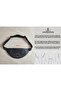 Unisex Black 3-Compartment Shoulder and Waist Bag with Wallet as a Gift - 8