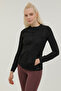 W-sn112 Thick Full Zip T Black Women's Tracksuit Top - 6