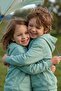 Basic Hooded Hooded Kangaroo Pocket Detailed Children's Sweatshirt 3-10 Years Ecru - 3