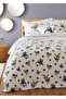 100% Cotton Ranforce Blueberry Double Duvet Cover Set (200X220 cm)