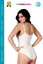 Women's Black Strap Tightening Bodysuit Corset - 8