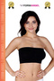 Women's Bandeo Seamless Gathering Basic Knitted Seamless Padless Bandeo Bustier Set of 4 - 2