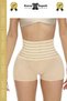 # Corset Body Shaper Non-Slip Texture Laser Cut High Waist Boxer Corset Set of 2 - 4