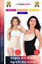 Women's Corset Body Shaping and Lifting Underbust Corset with Straps and Agraflas, Waist Corset, Set of 2