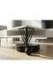Metal Body Brake Wheel Table Leg 4 Pieces 20cm, Smart Magic Coffee Table Mechanism Set Black - 2