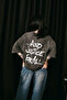 Metallica And Justice For All Printed Oversized Unisex Washed Black T-Shirt - 8