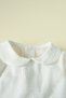 Baby Girl and Child Peter Pan collar Long Sleeve Ruffled Muslin Shirt - 3