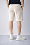 Men's Summer Cotton-linen Elastic Waist Pocket Shorts & Bermuda - 5