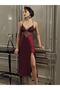 9200 Women's Long Satin Nightgown and Dressing Gown Set of 6 - 3