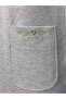 Steel Mesh Collar Embroidered Mother's Vest with Agraflas Ecru - 5