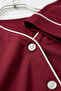Piped Detail Pajama Set Suitable for Pregnant and Postpartum Women - 5