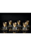 12 Pieces for 6 People 24K Handcrafted - Real Gold Embossed Tea Set Victoria Gold