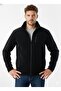 Unisex Black Fleece Full Zip 3 Pocket Outdoor Fleece Jacket - 4