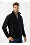 Unisex Black Fleece Full Zip 3 Pocket Outdoor Fleece Jacket - 3