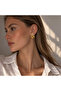 Asymmetrical Wavy Gold Tarnish-Free Steel Earrings