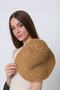 Camel Knitted Straw Bucket Women's Hat - 7