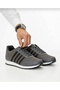 Men's Smoke Casual Comfortable-Soled Soft Lightweight Durable Walking Sneakers with Laces - 3