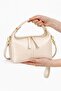 Women's Cream Hand and Shoulder Bag - 4